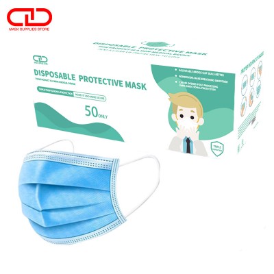 Protective 3ply Melt Blown Fabric Disposable Tie on Dust Mask